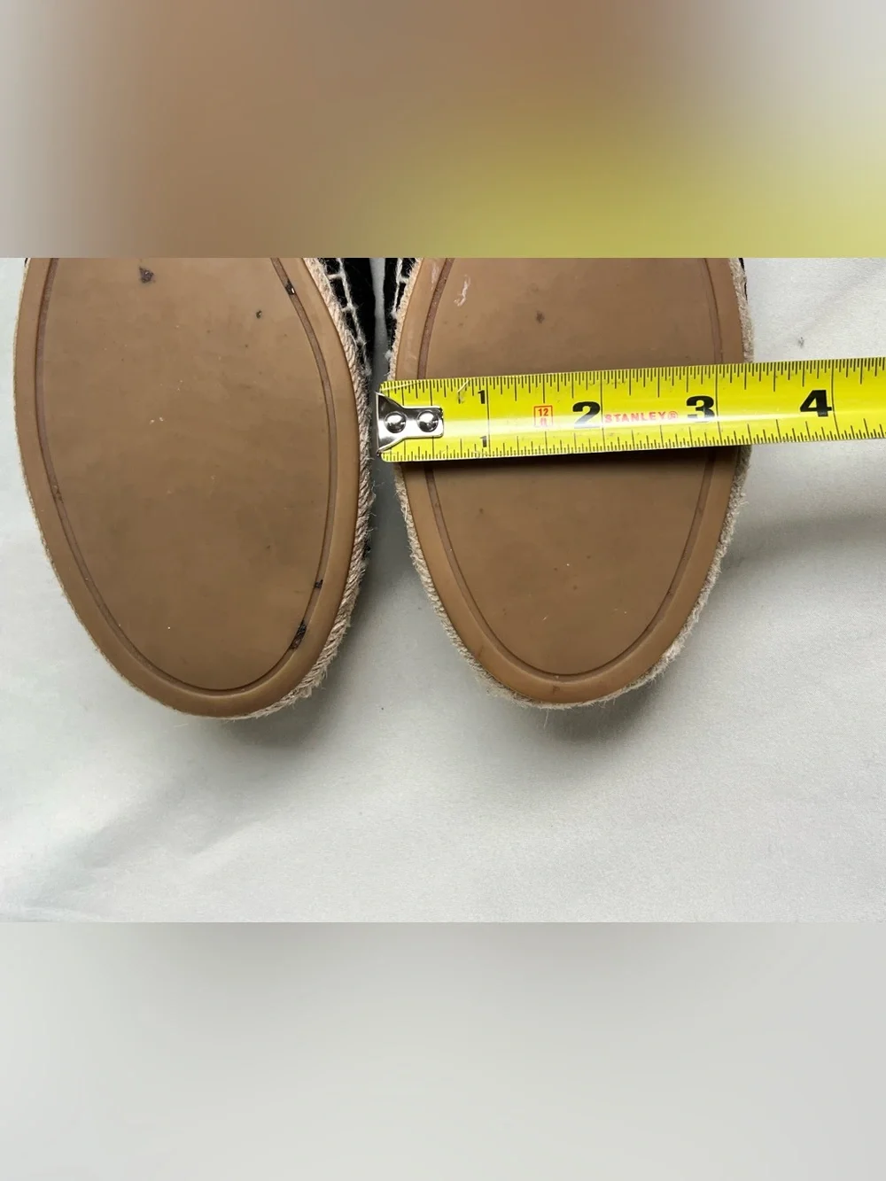 Tory Burch 5.5 6 Black Canvas Leather Logo Cap Toe Espadrille Flats Luxe Travel